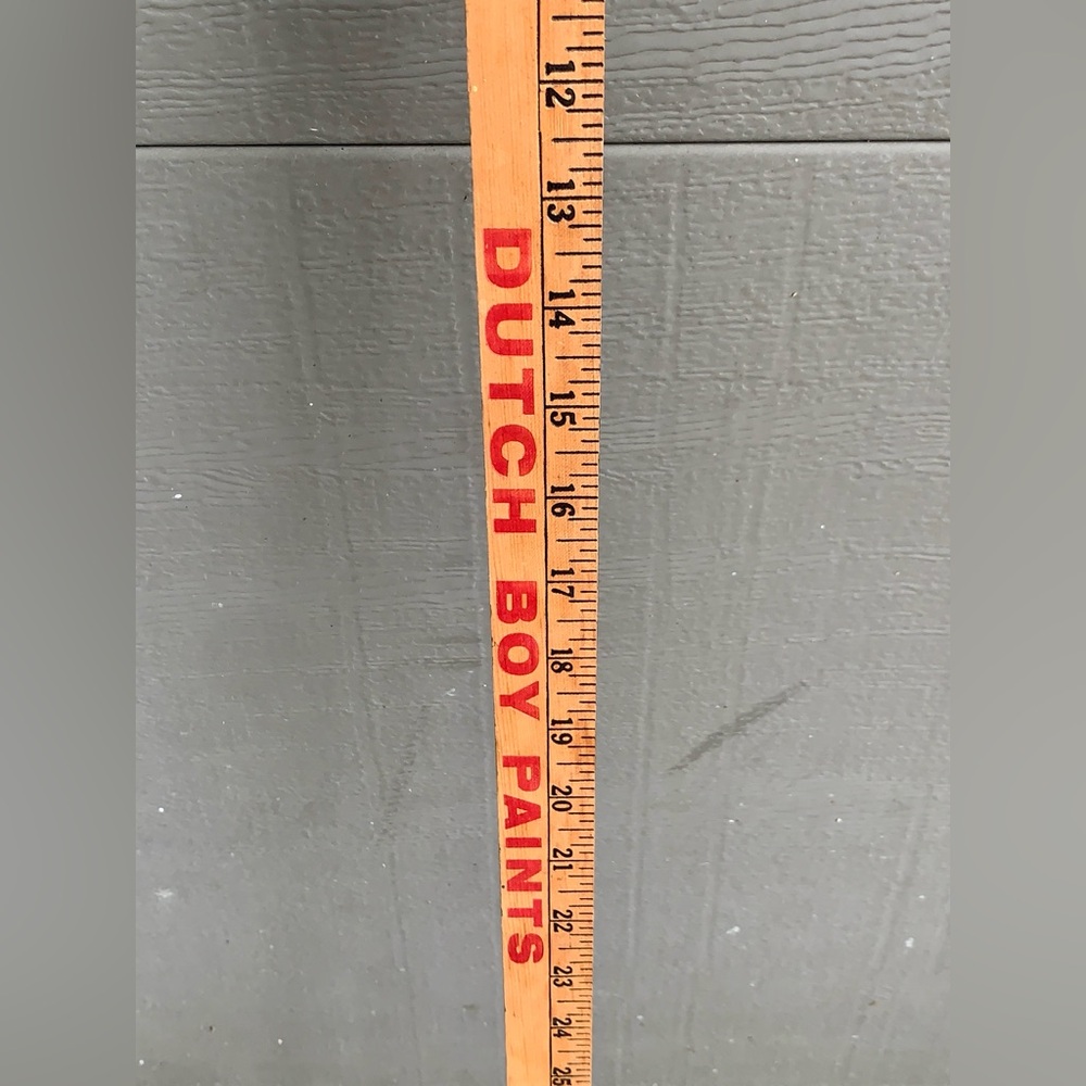 Vtg Grand Rapids Michigan Veenstra Dutch Boy Paints Advertisement Yard Stick
